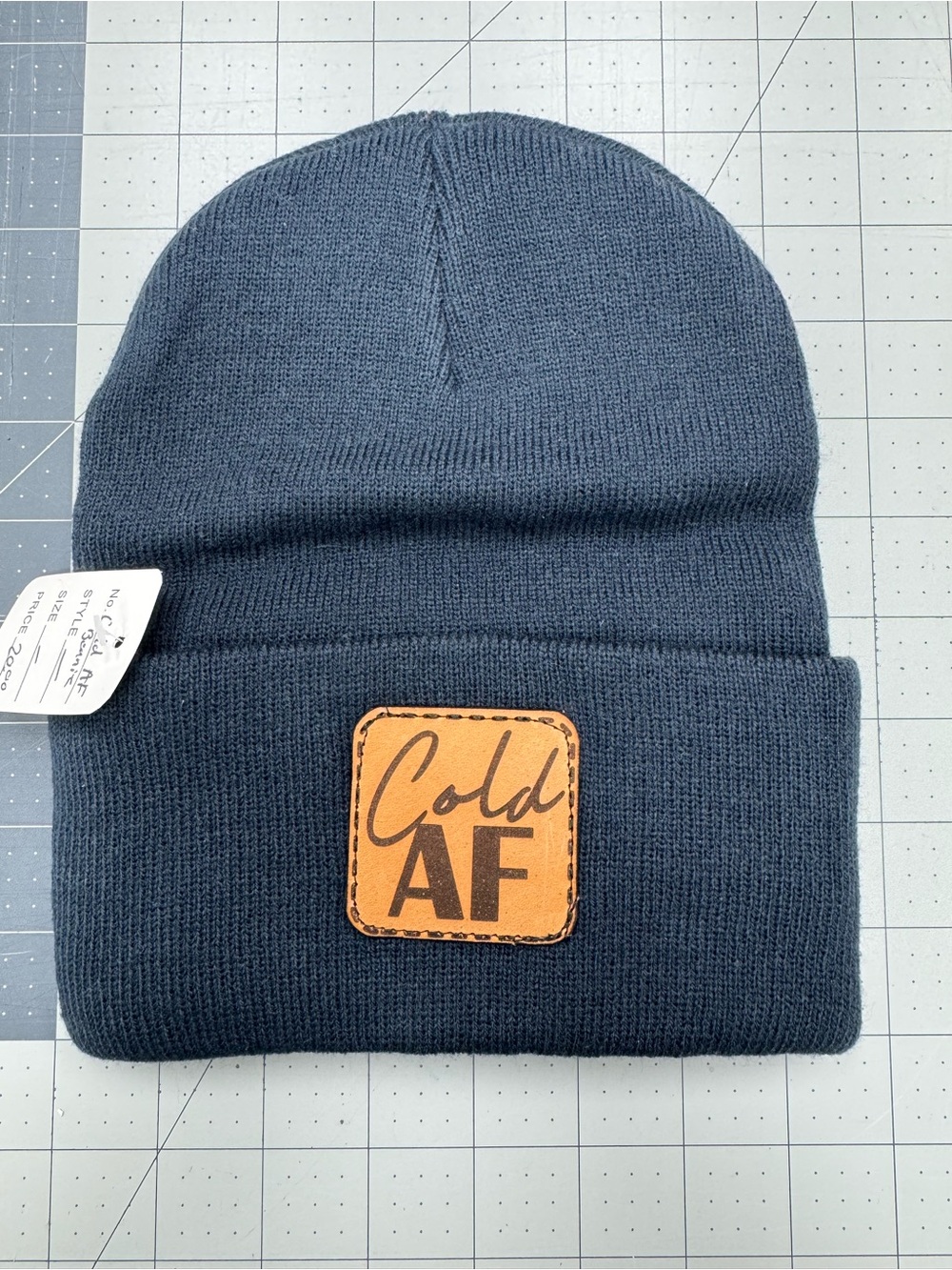Cold AF Beanie - Navy Blue